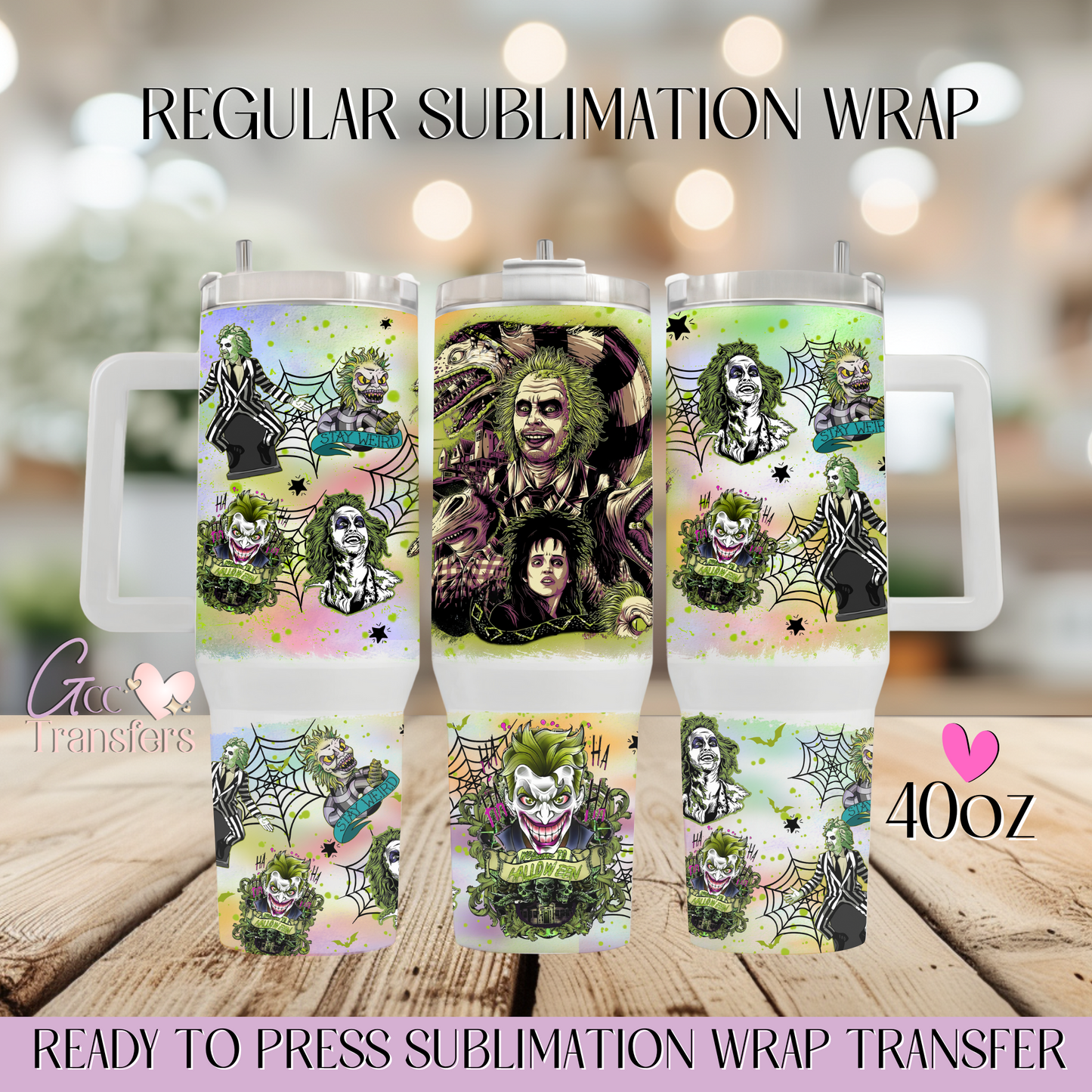 It's Time Show New Movie - 40oz Regular Sublimation Wrap