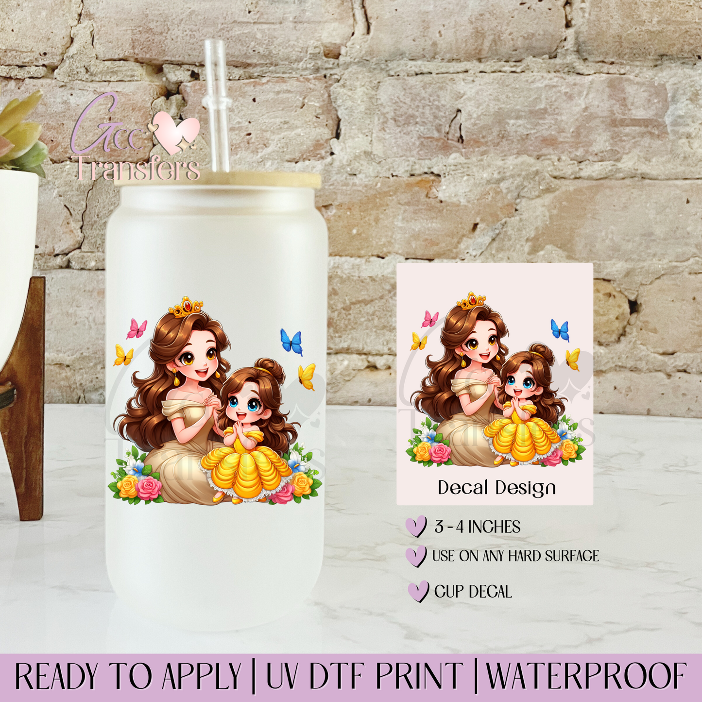 Beauty Duchess Mom & Daughter - Decal UVDTF