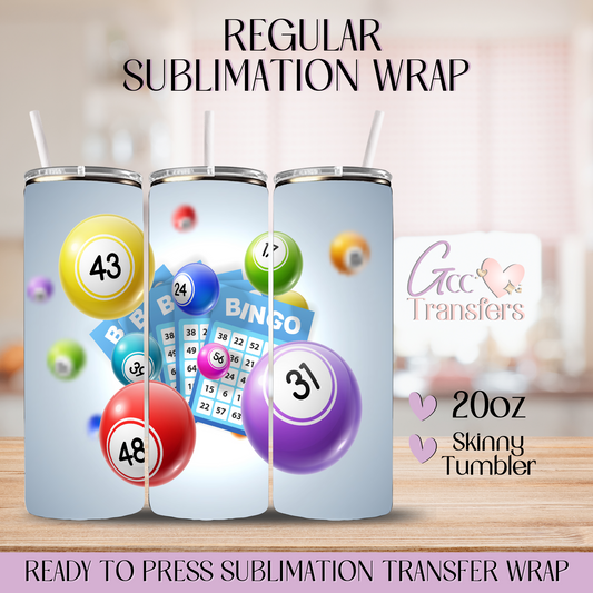 Bingo Game - 20oz Regular Sublimation Wrap