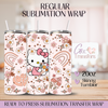 Boho Cat Rainbow - 20oz Regular Sublimation Wrap