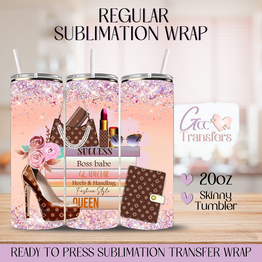 Boss Babe Fashion - 20oz Regular Sublimation Wrap