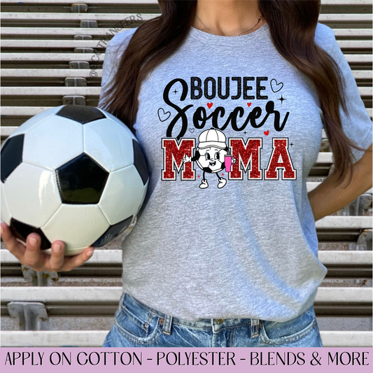 Boujee Soccer Mama - Full Color Transfer