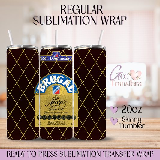 Brugal Anejo Ron DR - 20oz Regular Sublimation Wrap