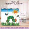 Caterpilla Green - 20oz Regular Sublimation Wrap