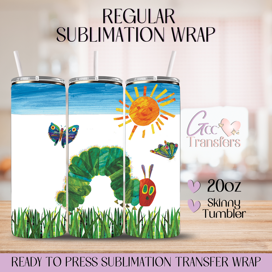 Caterpilla Green - 20oz Regular Sublimation Wrap