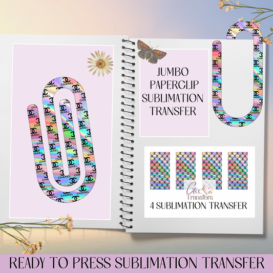 Colorful Luxury Pattern - Jumbo Paperclip Sublimation Transfer