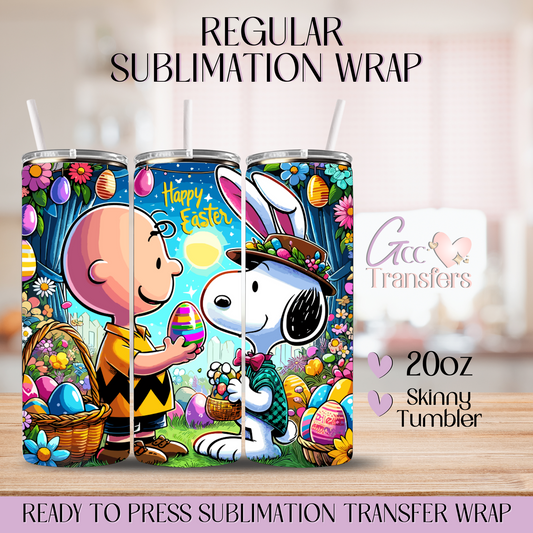 Charlie Easter Bunny - 20oz Regular Sublimation Wrap