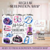 Cheerleading Life - 20oz Regular Sublimation Wrap