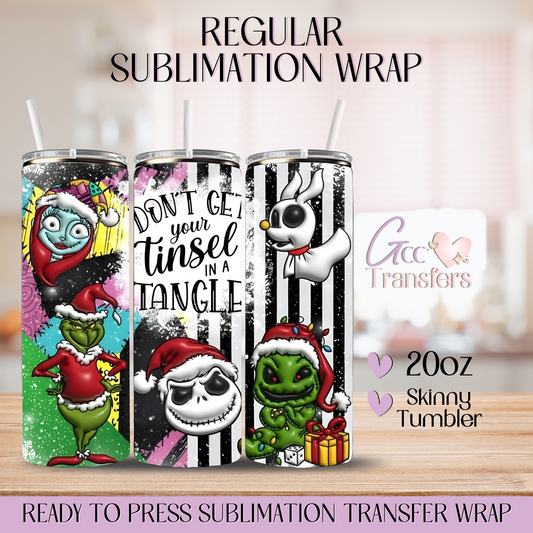 Don't Get Your Tinsel in a Tangle - 20oz 3D Inflated Sublimation Wrap