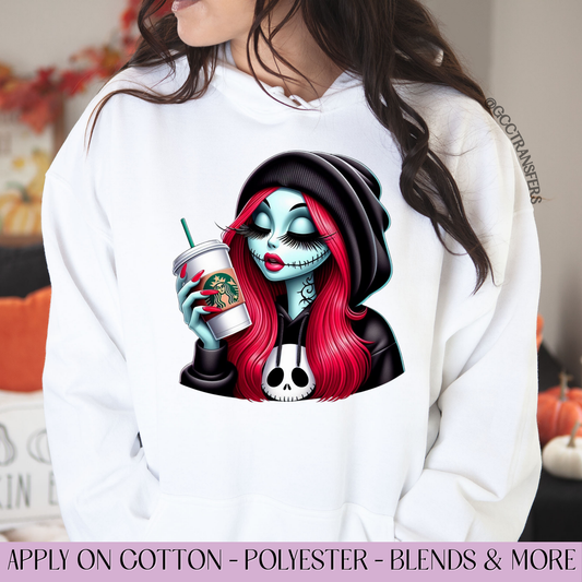 Red Hair Nightmare Character Boujee Girl - Full Color DTF Transfer
