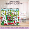 Christmas The Nightmare Cup - 20oz 3D Inflated Sublimation Wrap