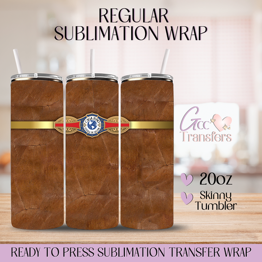 Cigar - 20oz Regular Sublimation Wrap