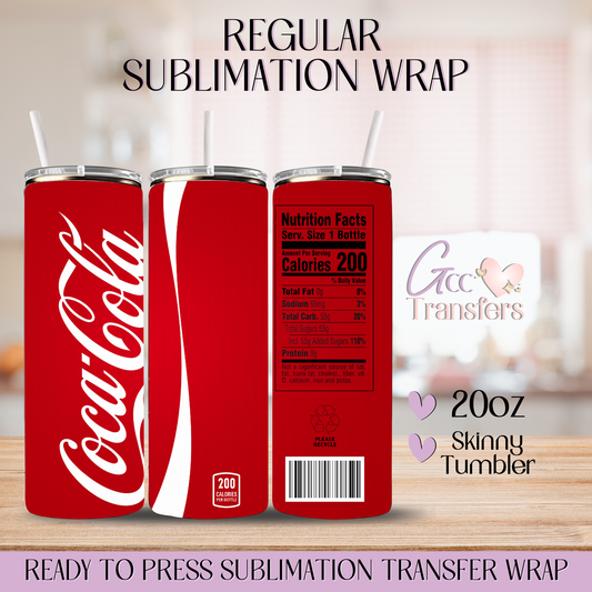 Soft Drink - 20oz Regular Sublimation Wrap