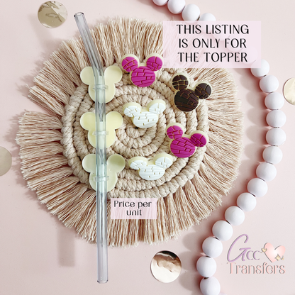 Mice Head Concha (RTS) Straw Topper