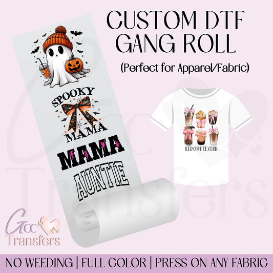 Custom DTF Gang Sheet (Perfect for T-shirts)