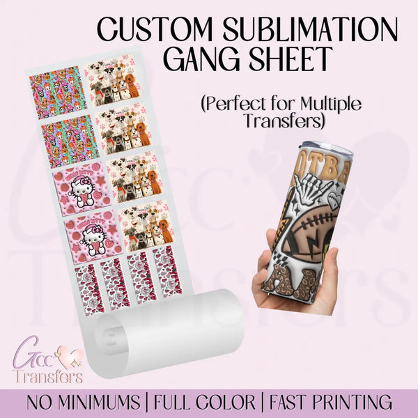 Custom Sublimation Transfers