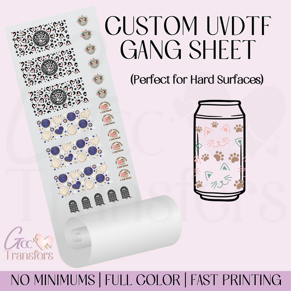 Custom UV-DTF (Perfect for Hard Surfaces)