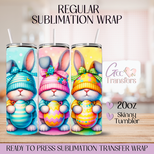 Easter Cute Bunnies - 20oz Regular Sublimation Wrap