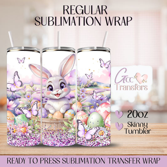 Cute Easter Bunny - 20oz Regular Sublimation Wrap