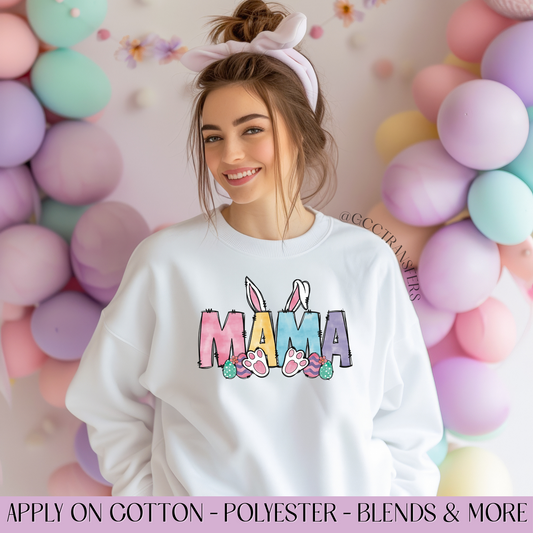Cute Mama Bunny - Full Color Transfer