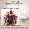 Red Dead Comic - 20oz Regular Sublimation Wrap