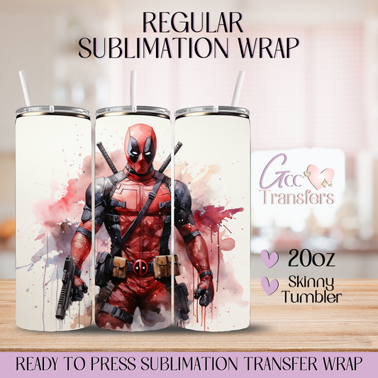Red Dead Comic - 20oz Regular Sublimation Wrap