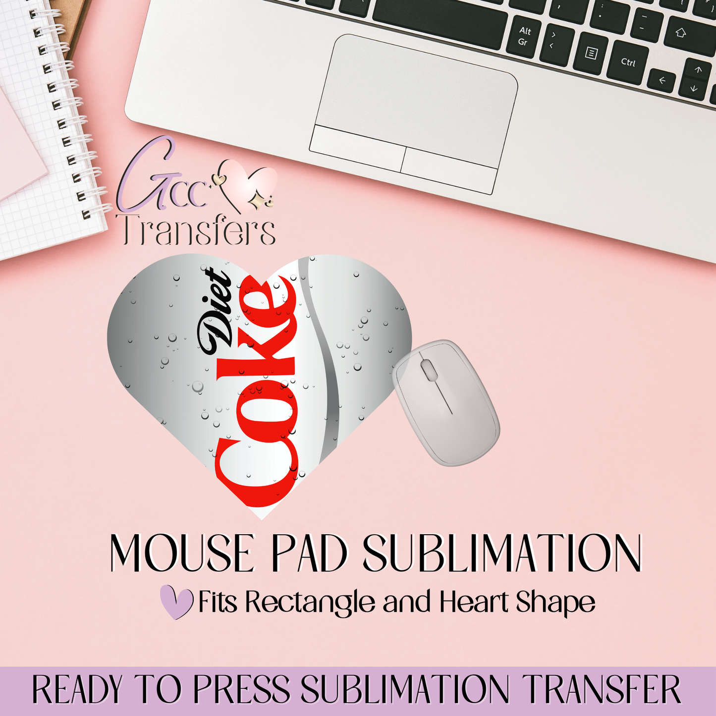 Diet Soda - Mouse Pad Sublimation Transfer