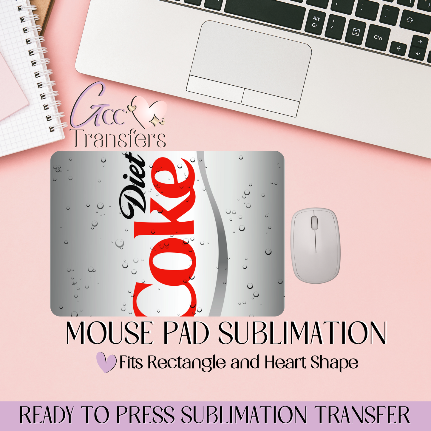 Diet Soda - Mouse Pad Sublimation Transfer