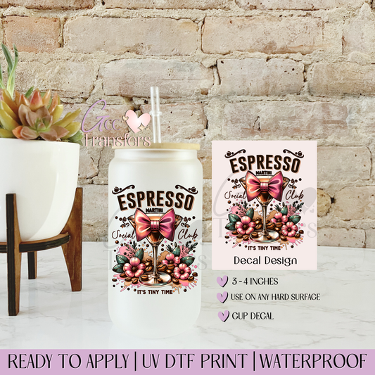 Espresso Martini - Decal UVDTF