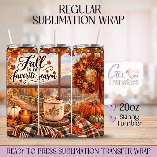 Fall is my Favorite Season - 20oz Regular Sublimation Wrap