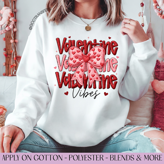 Valentine Vibes Crochet Yarn - Full Color DTF Transfer