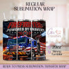 Firefighter Brave USA Truck - 20oz Regular Sublimation Wrap