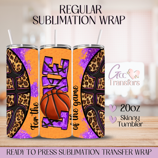 For The Love of The Game - 20oz Regular Sublimation Wrap