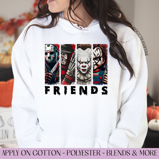Horror Characters Halloween  - Full Color DTF Transfer