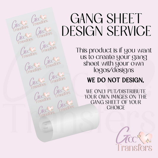 Gang Sheet Design Service