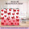 Glitter Valentine Coquette Hearts - 20oz Regular Sublimation Wrap