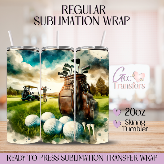 Golf Dad - 20oz Regular Sublimation Wrap