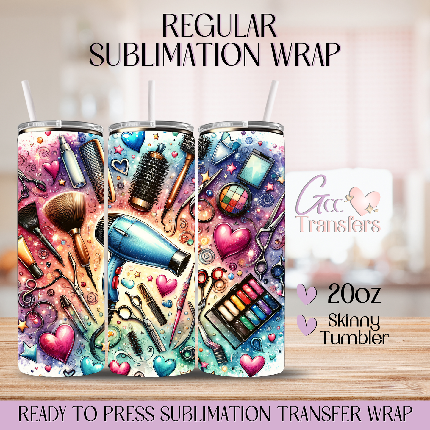 Hairstylist Artist - 20oz Regular Sublimation Wrap