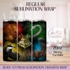 Welcome to the Great Hall 4 Houses  - 20oz Regular Sublimation Wrap
