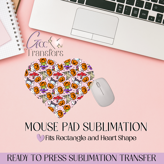 Kitty Halloween Costume - Mouse Pad Sublimation Transfer