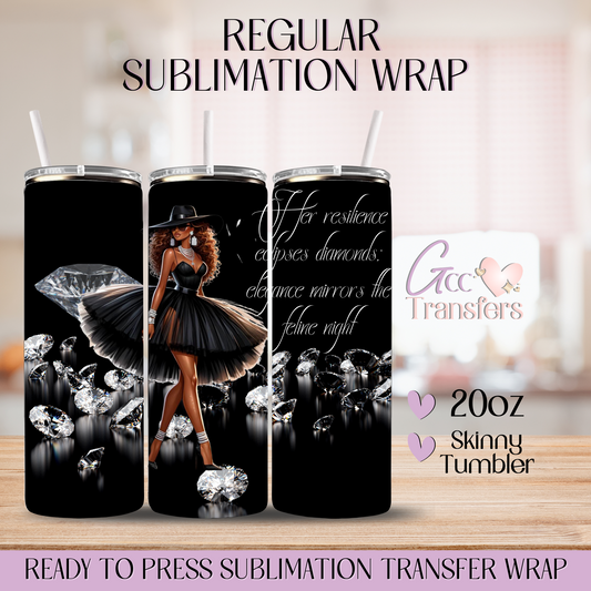 Her Resilience Eclipse Diamonds - 20oz Regular Sublimation Wrap