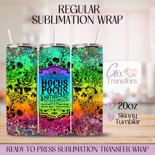 Hocus Pocus Apothecary - 20oz Regular Sublimation Wrap