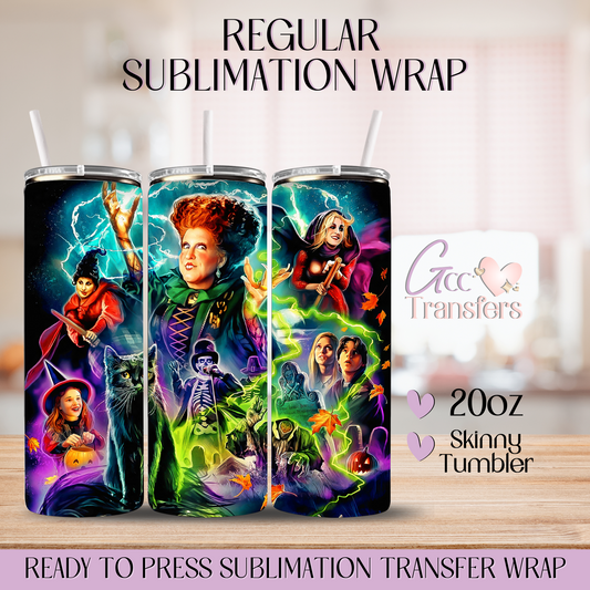 Hocus Pocus Sanders Sisters - 20oz Regular Sublimation Wrap