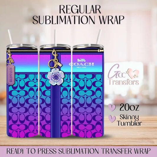 Holographic Luxury Purse - 20oz Regular Sublimation Wrap