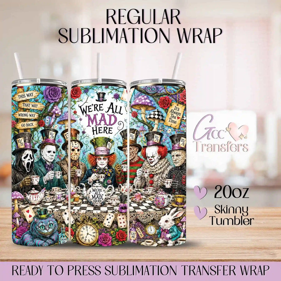 Horror in Wonderland - 20oz Regular Sublimation Wrap