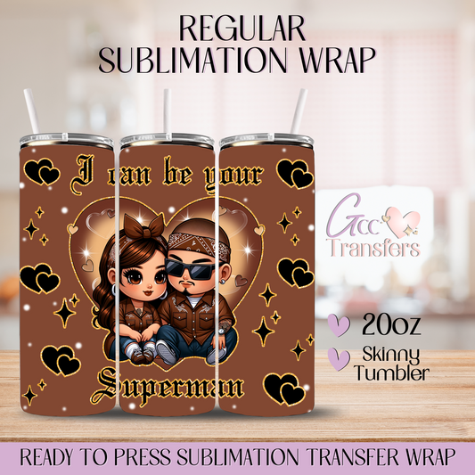 I Can Be Your Superman Chicano Story - 20oz Regular Sublimation Wrap