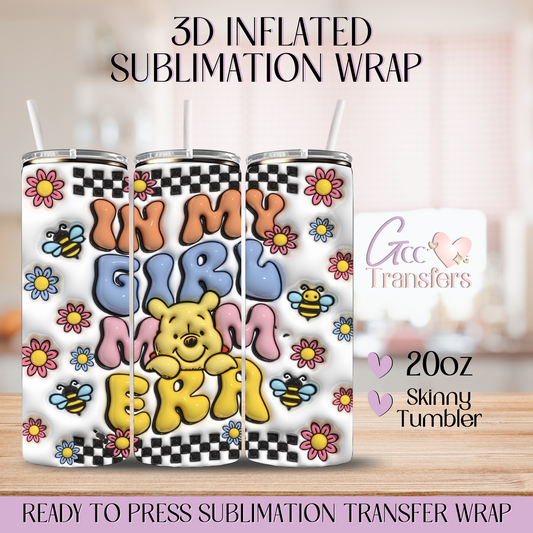 In My Girl Mom Era Hunny - 20oz 3D Inflated Sublimation Wrap