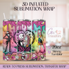 Dark Romance Duo Hearts Colorful - 20oz Regular Sublimation Wrap