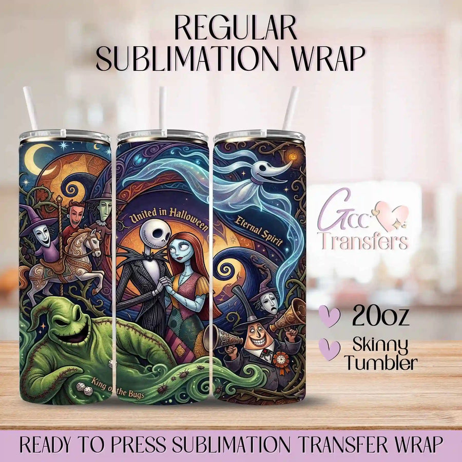 Jack Nightmare Halloween - 20oz Regular Sublimation Wrap