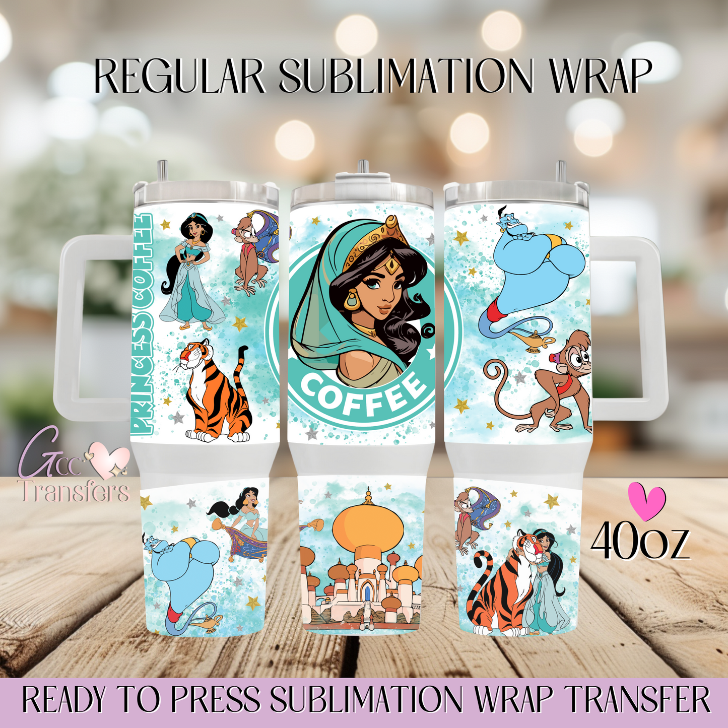 Genius Duchess Coffee - 40oz Regular Sublimation Wrap